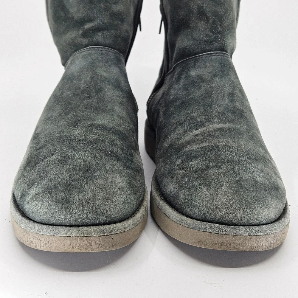 UGG Men's Freamon Zip Slate Suede Sheepskin Lined‎ Ankle Boots Sz 40 Casual Cozy